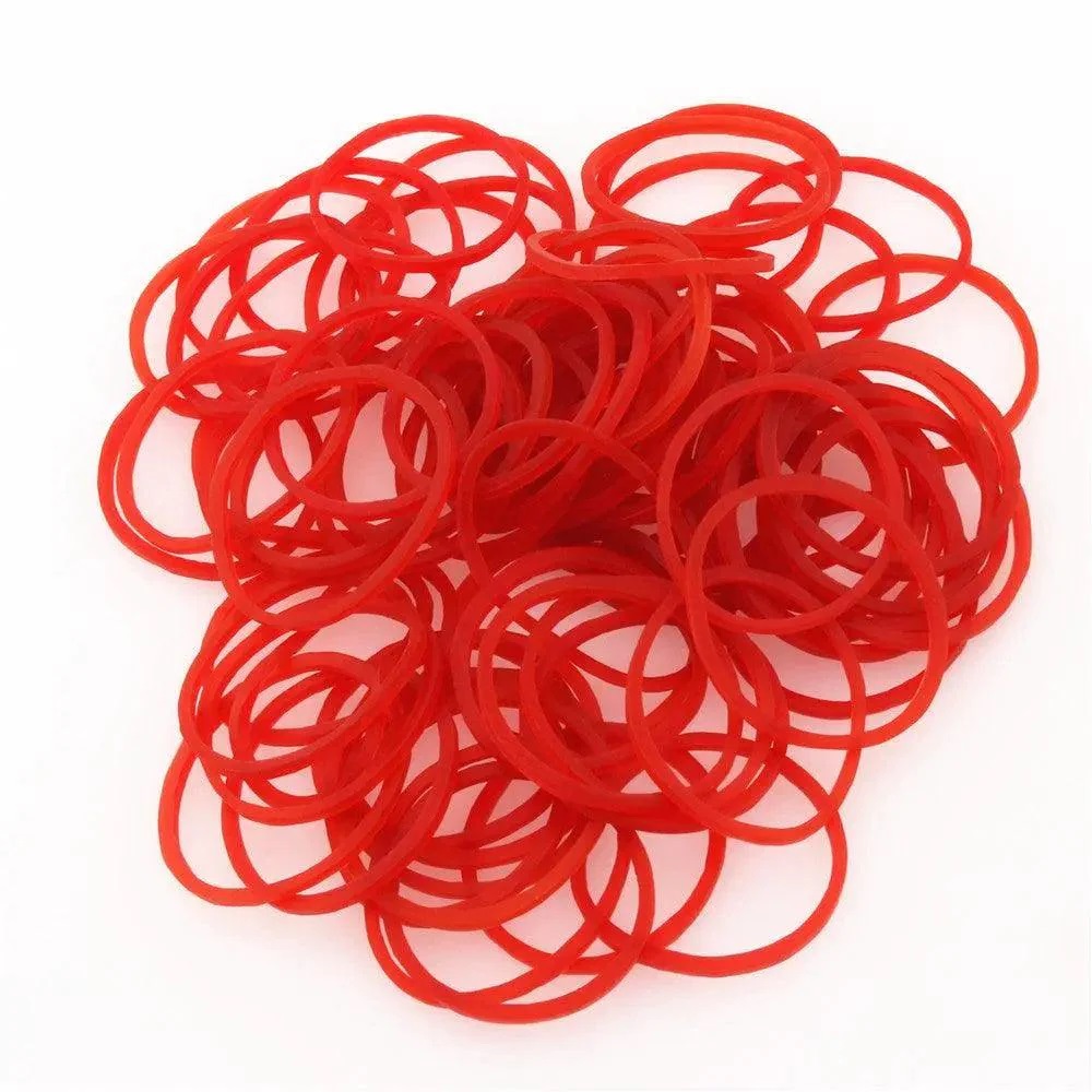 Rubber Bands Red