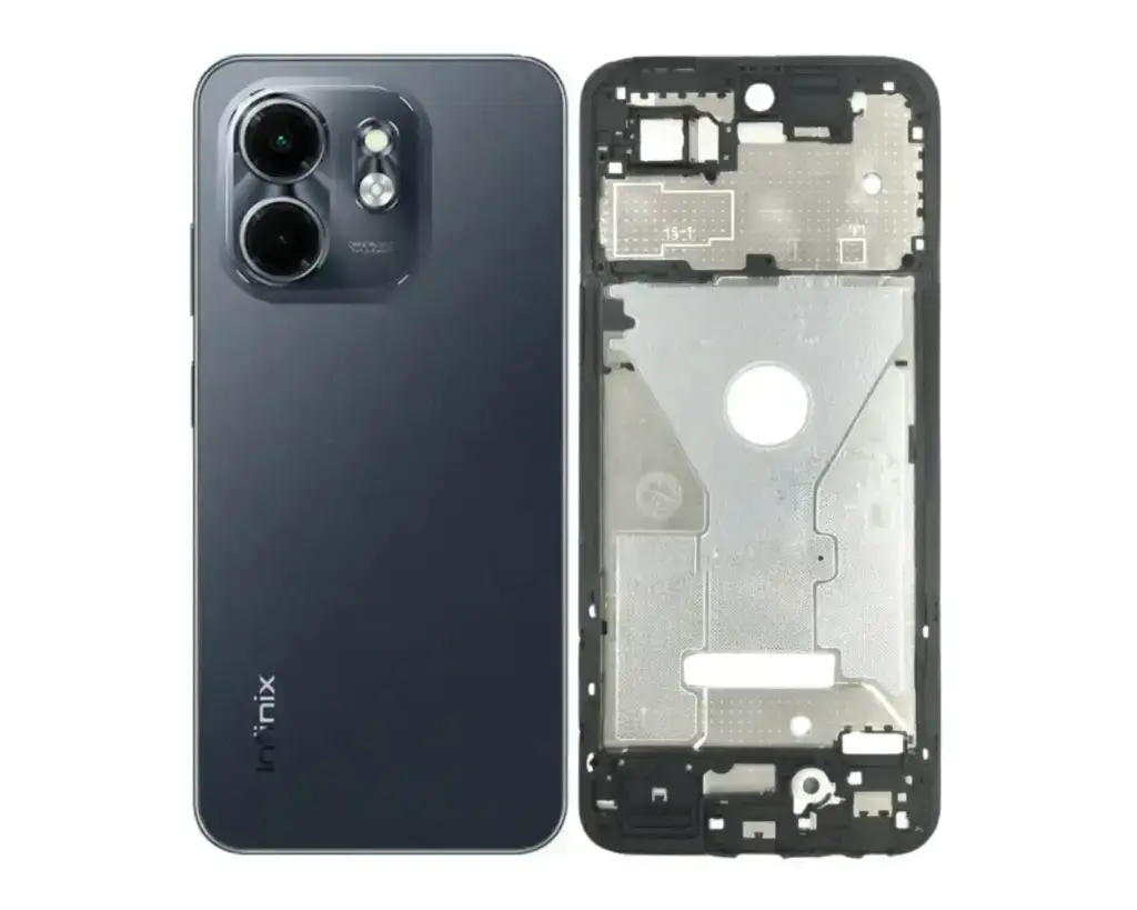 [HS6iNSMT9-3-2] infinix Smart (9) X(6532) Complete Housing (3 in 1) (BLACK)