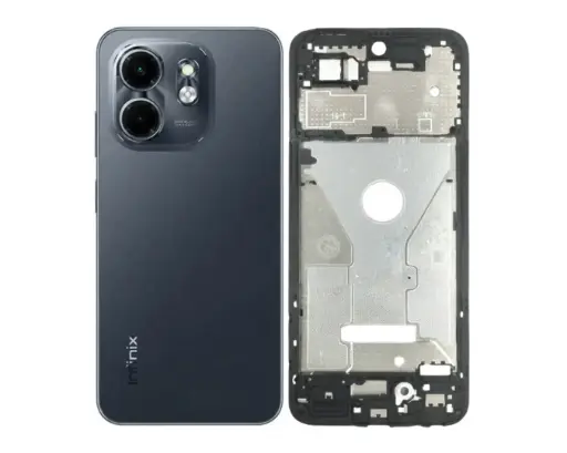 [HS6iNSMT9-3-2] infinix Smart (9) X(6532) Complete Housing (3 in 1) (BLACK)