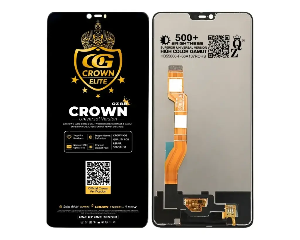 Oppo F(7) Crown LCD Unit (BLACK) 