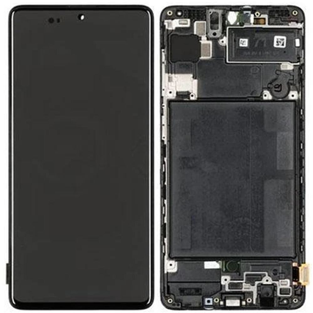 Samsung A(71) Led  ic Fresh With Ring Unit (BLACK)  
