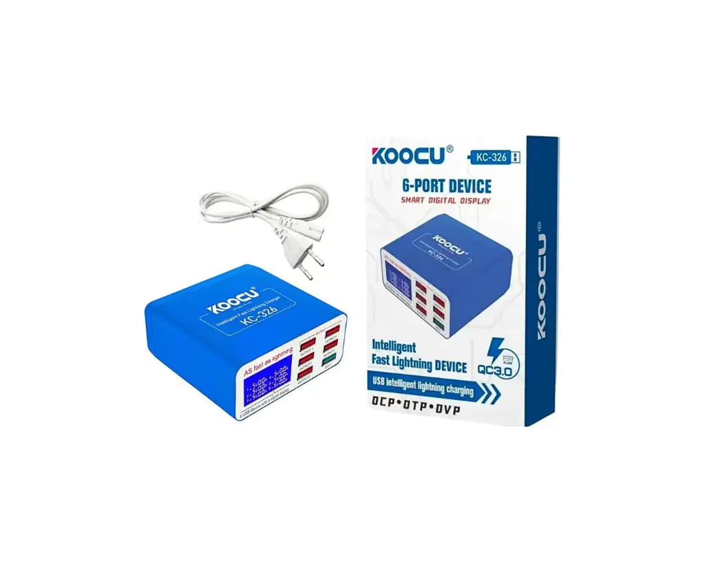 Digital Charger Koocu KC(326) (6) Port 