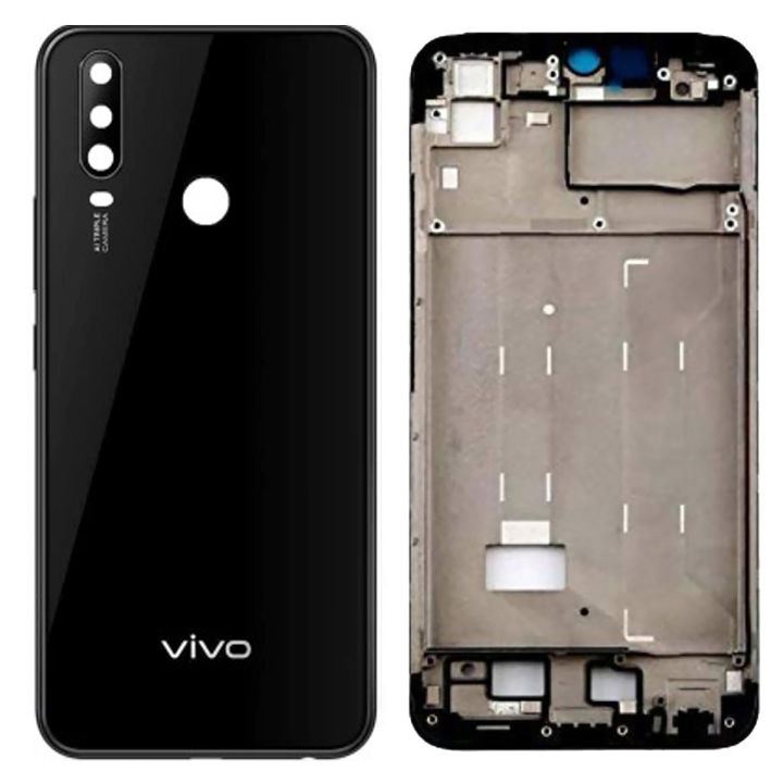 [HS6ViY12-3-2] Vivo Y(12) Complete Housing (2 in 1) (BLACK)