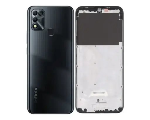 [HS6iNHT11PY-3-2] infinix Hot (11) Play X(688) Complete Housing (2 in 1) (BLACK)