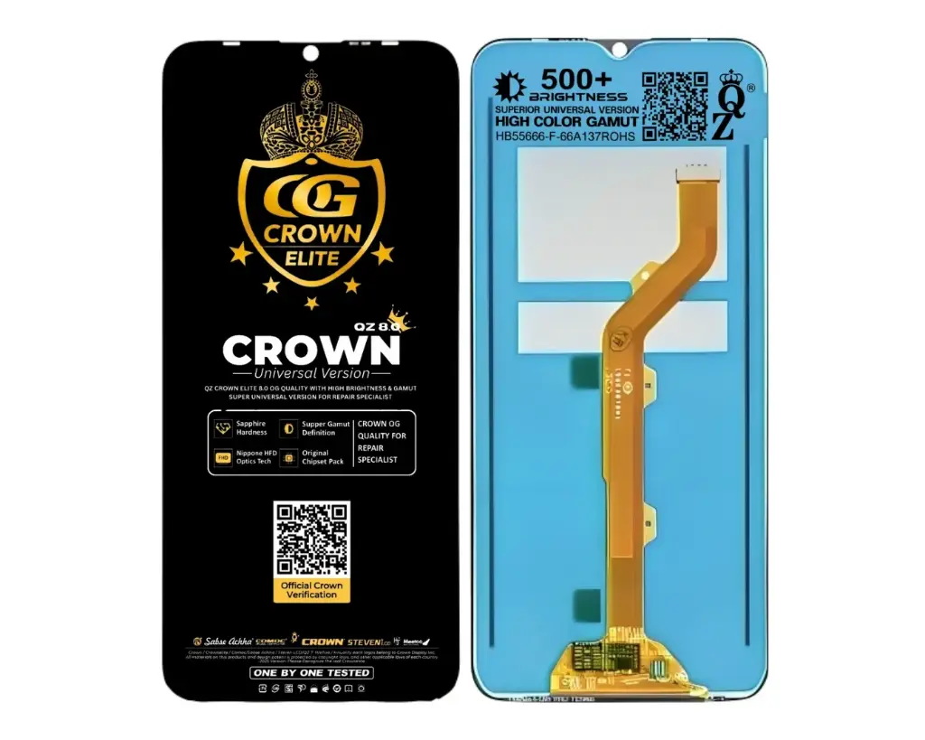 infinix Hot (8) X(650) Crown LCD Unit (BLACK) 