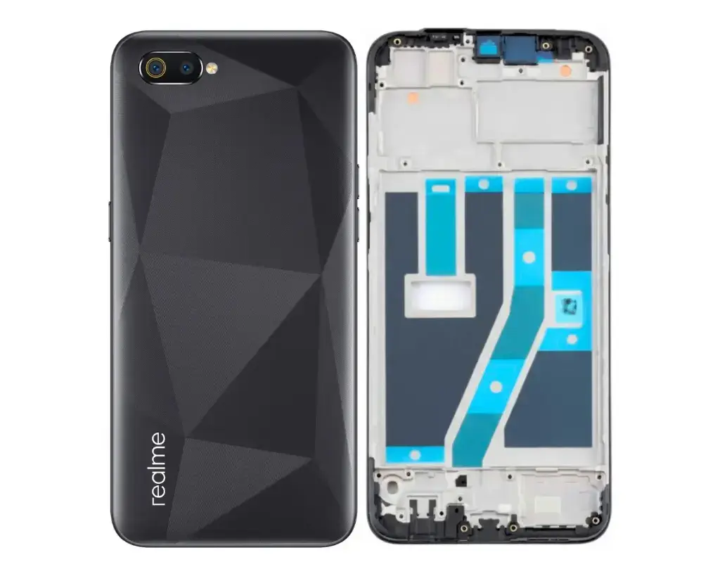 [HS6REC2-3-2] Realme C(2) Complete Housing (2 in 1) (BLACK)