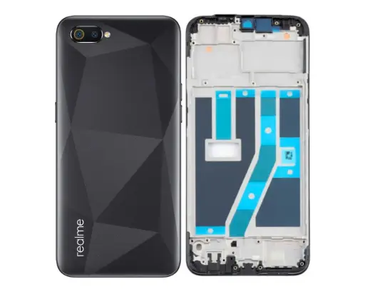 [HS6REC2-3-2] Realme C(2) Complete Housing (2 in 1) (BLACK)