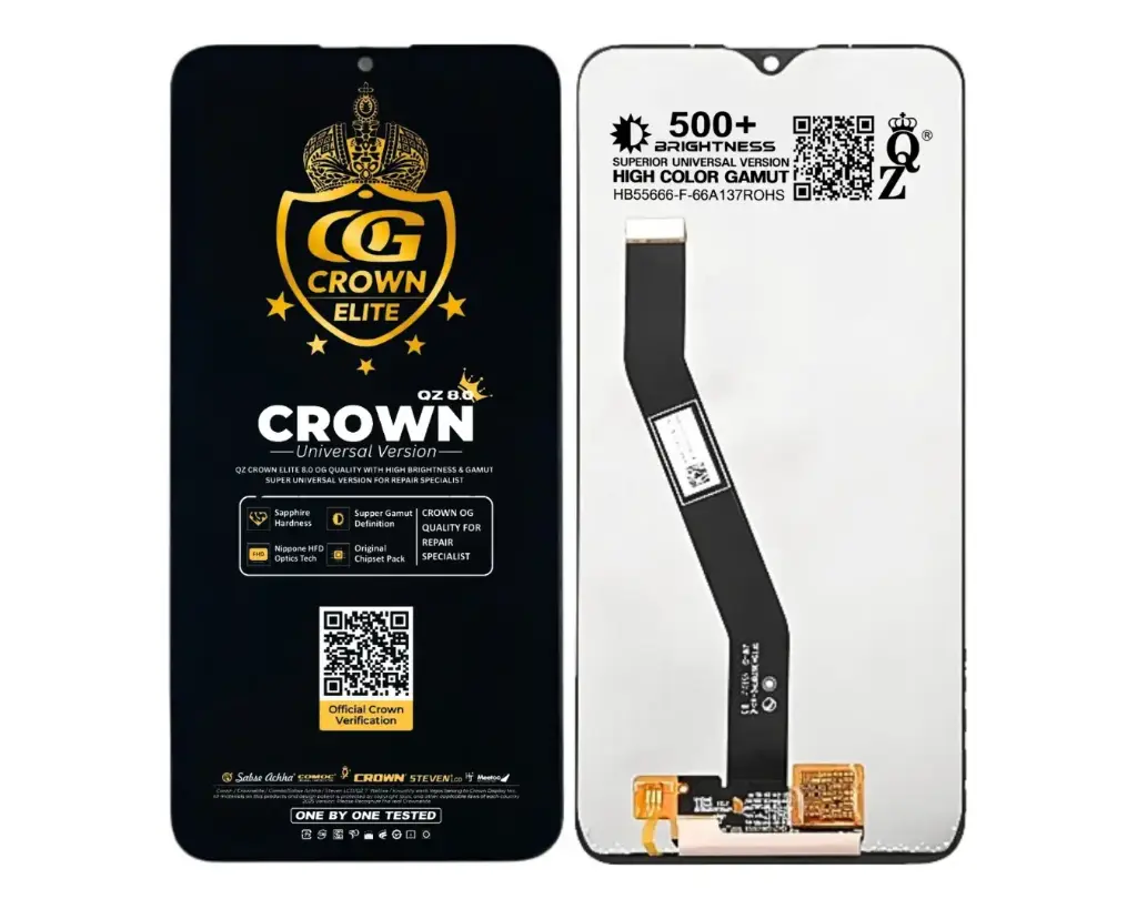 Redmi (8)A Crown LCD Unit (BLACK) 