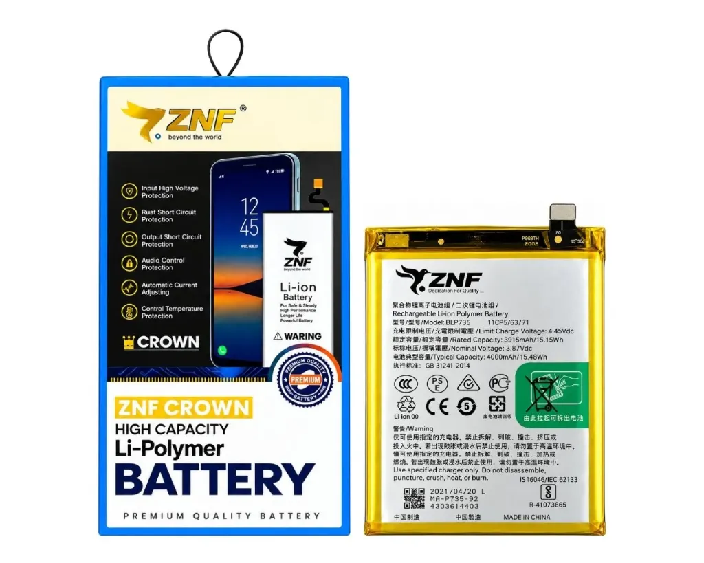 [BTORN2-10] Oppo Reno (2) Battery ZNF (BLP735)