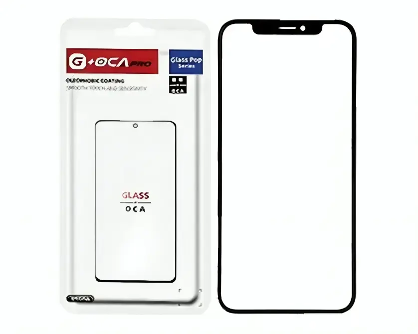 [TGiPX-2-2] iPhone (X) OCA Glass (BLACK)