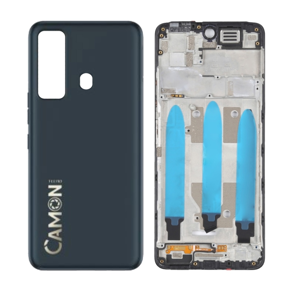 [HS6TECMN17-3-2] Tecno Camon (17) Complete Housing (2 in 1) (BLACK)