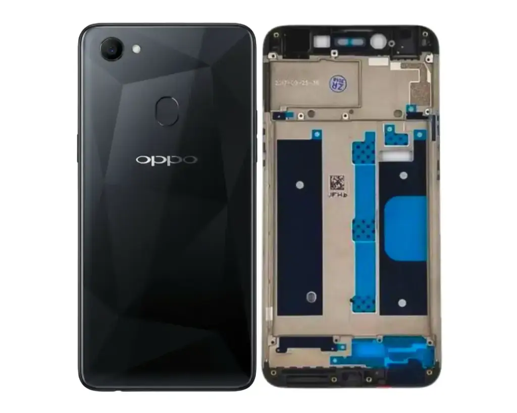 [HS6OF7-3-2] Oppo F(7) Complete Housing (2 in 1) (BLACK)