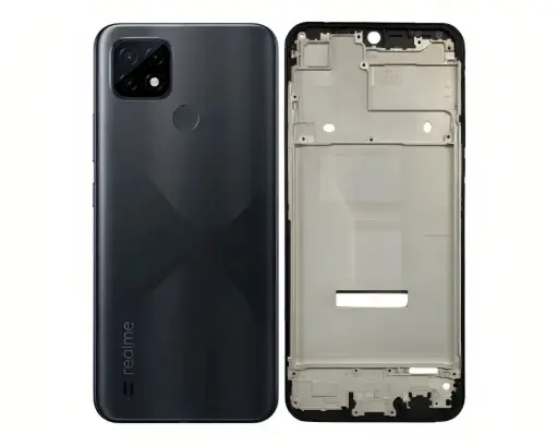 [HS6REC21-3-2] Realme C(21) Complete Housing (2 in 1) (BLACK)