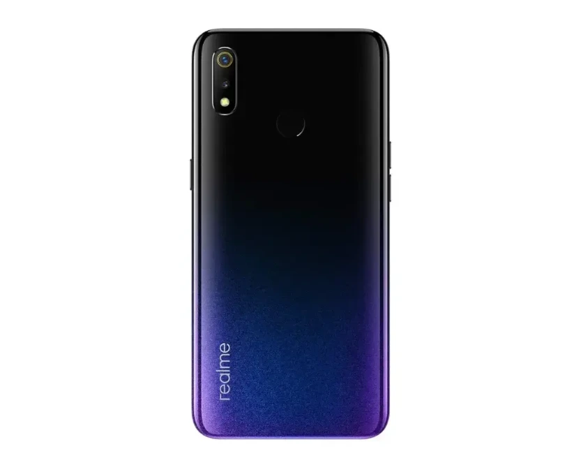 [HS9RE3-3-2] Realme (3) Only Back  (BLACK)