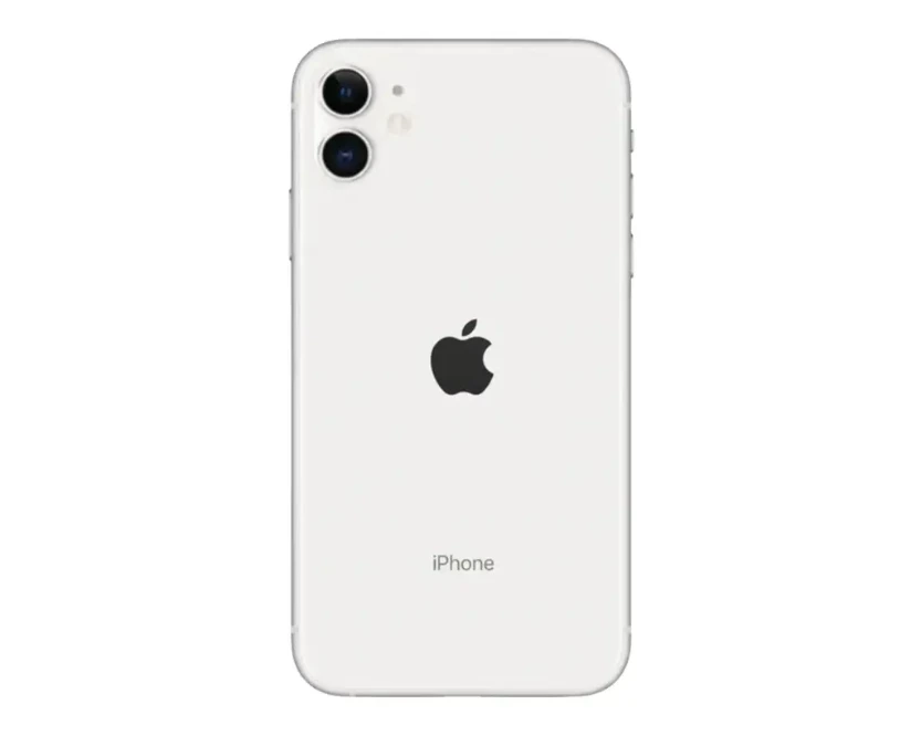 [HS9iP12-3-1] iPhone (12) Only Back (WHITE)