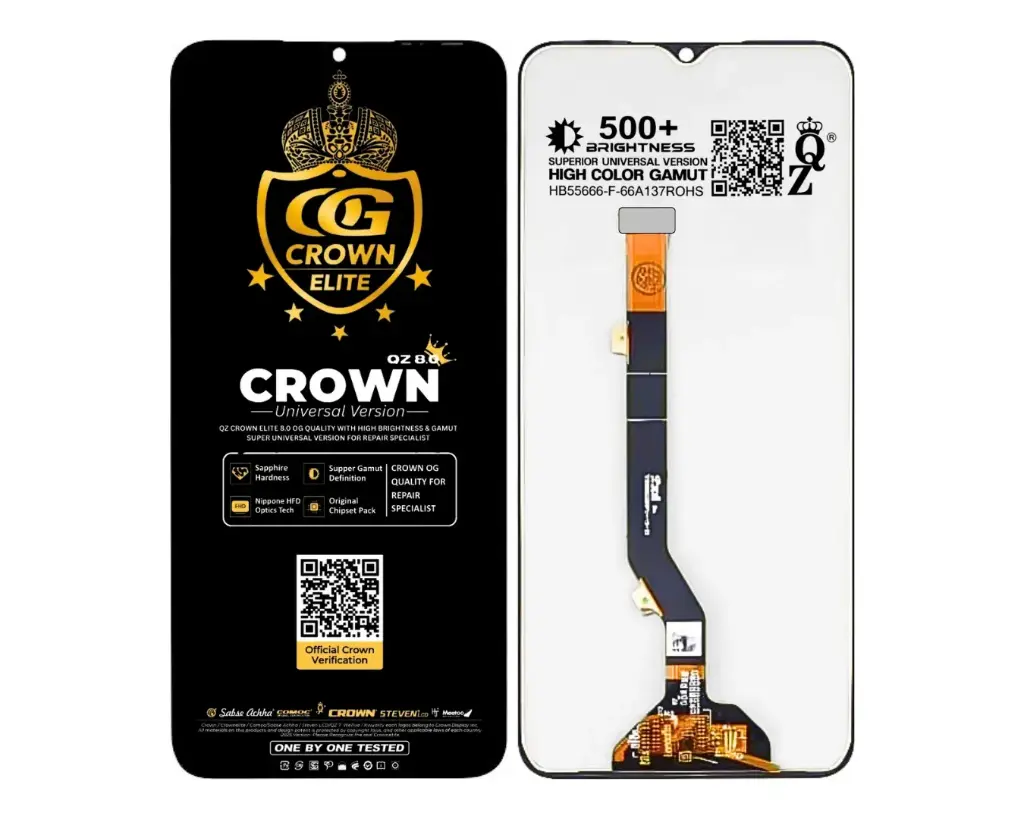 infinix Hot (11) X(662) Crown LCD Unit (BLACK) 