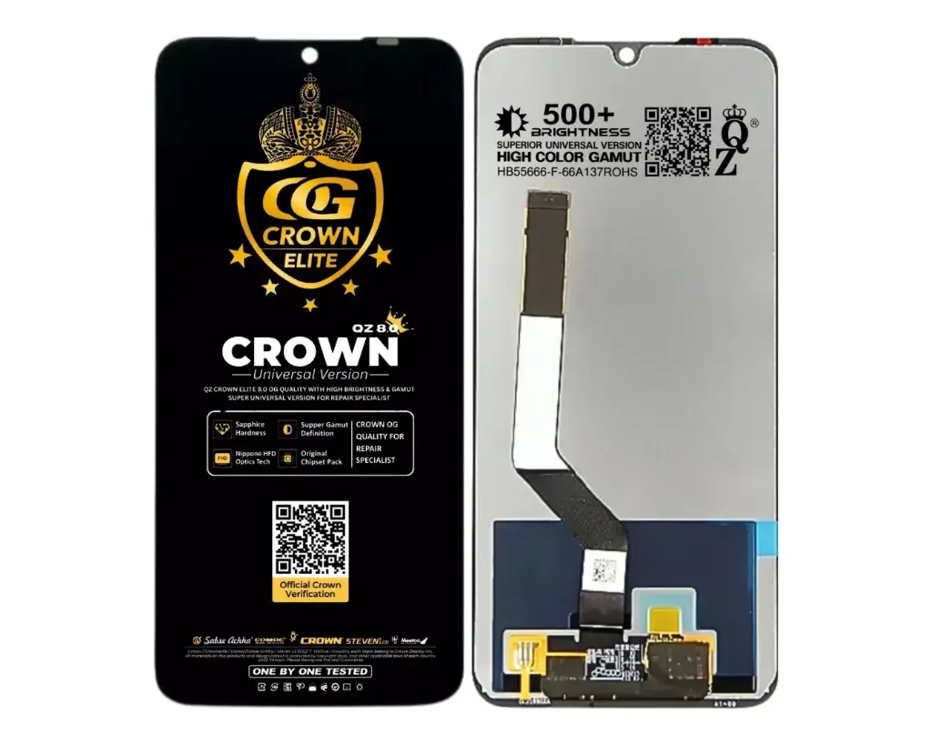 Redmi Note (7) Crown LCD Unit (BLACK)  