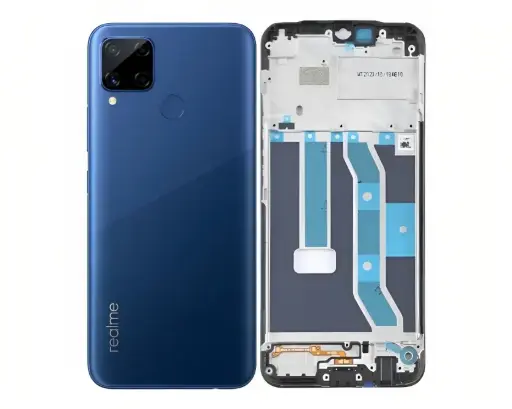 [HS6REC15-3-3] Realme C(15) Complete Housing (2 in 1) (BLUE)