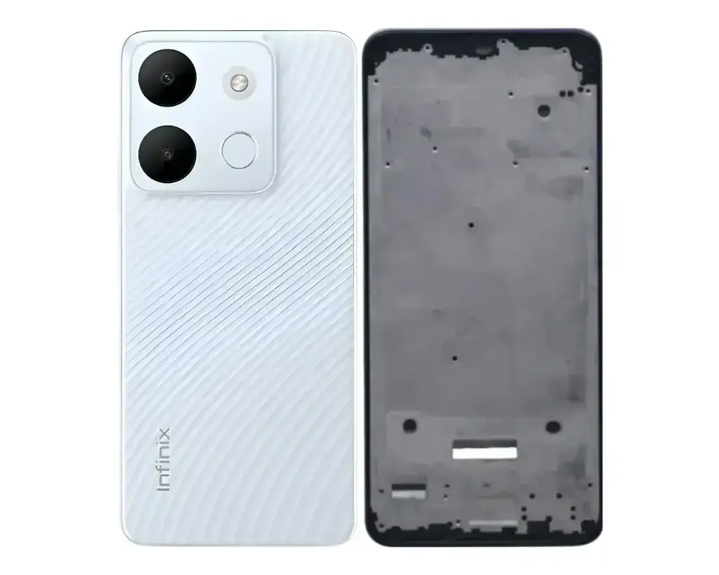 [HS6iNSMT7-3-1] infinix Smart (7) X(6515) Complete Housing (2 in 1) (WHITE)
