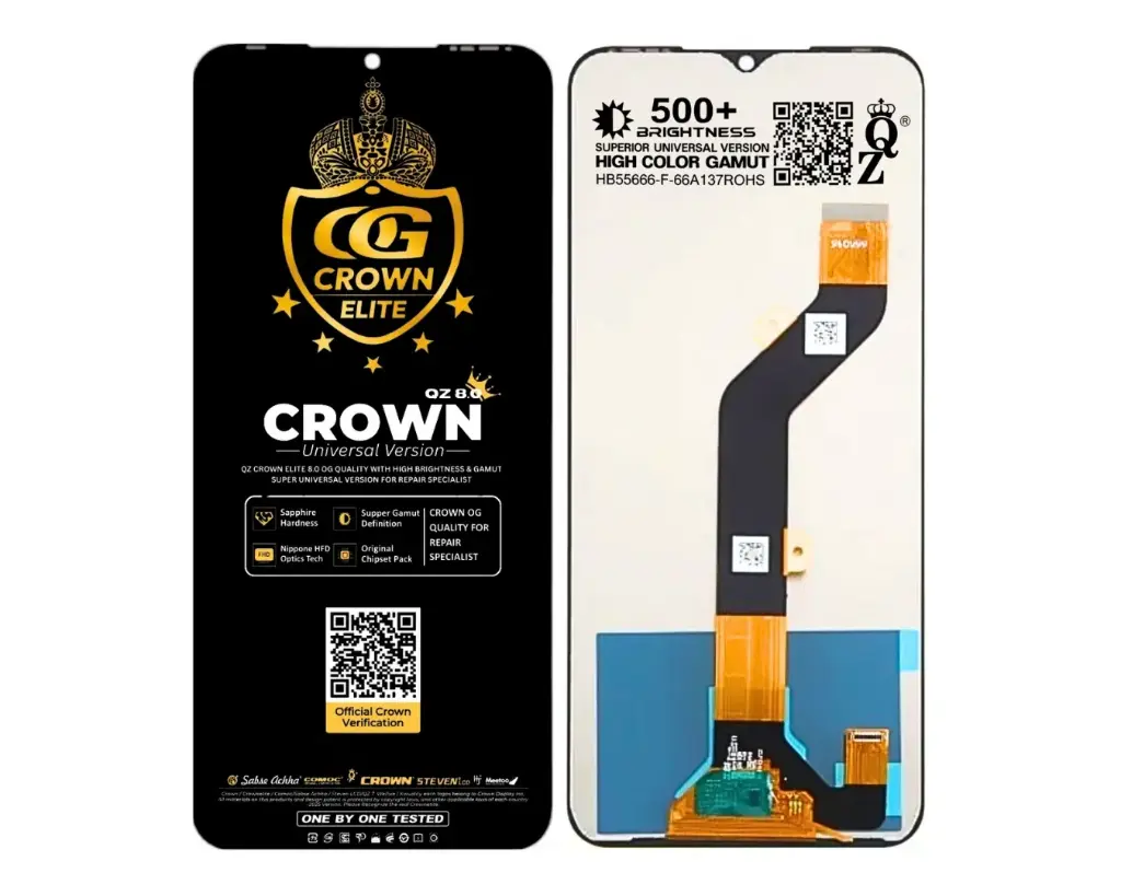 [UTCiNX6817-10-2] infinix Hot (12) X(6817) Crown LCD Unit (BLACK) 
