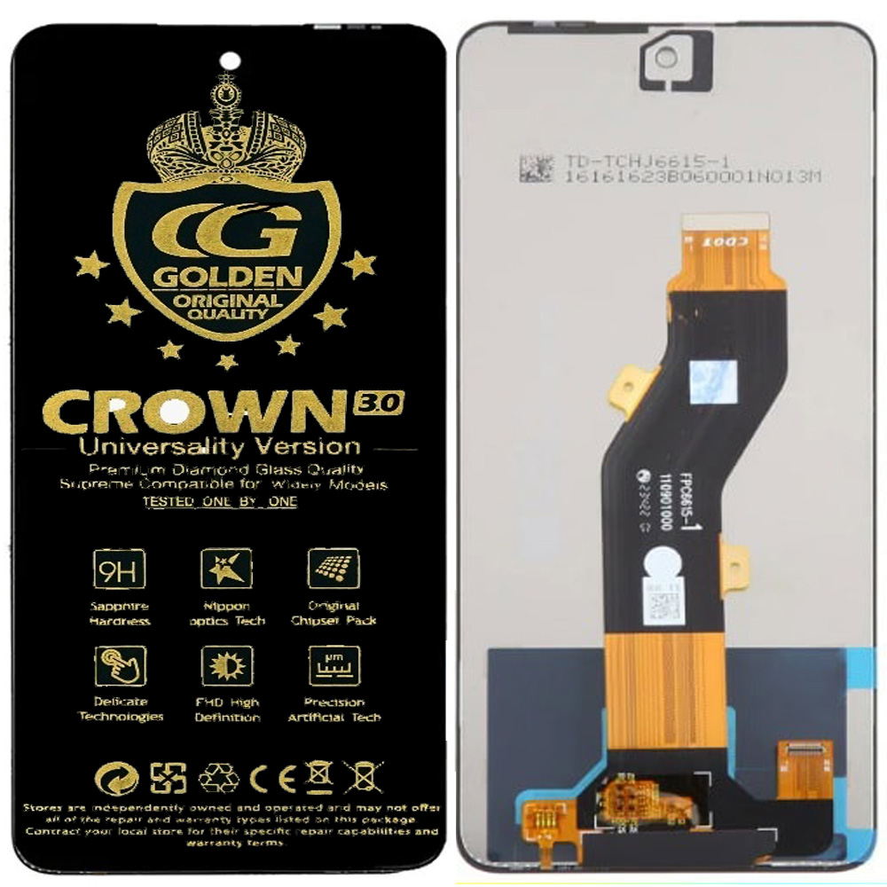 infinix Smart (8) X(6525) Crown Unit (BLACK) 