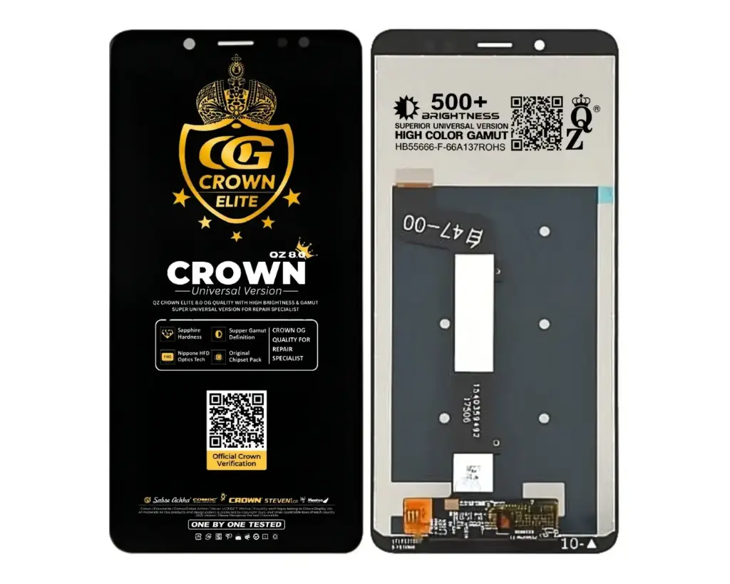 Redmi Note (5) Pro Crown LCD Unit (BLACK) 
