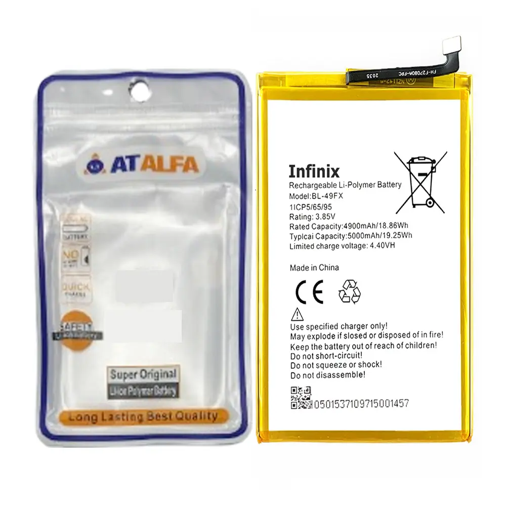 [BTiN49FX-16] infinix Hot (8) X(650) Battery AT Alfa (BL-49FX)