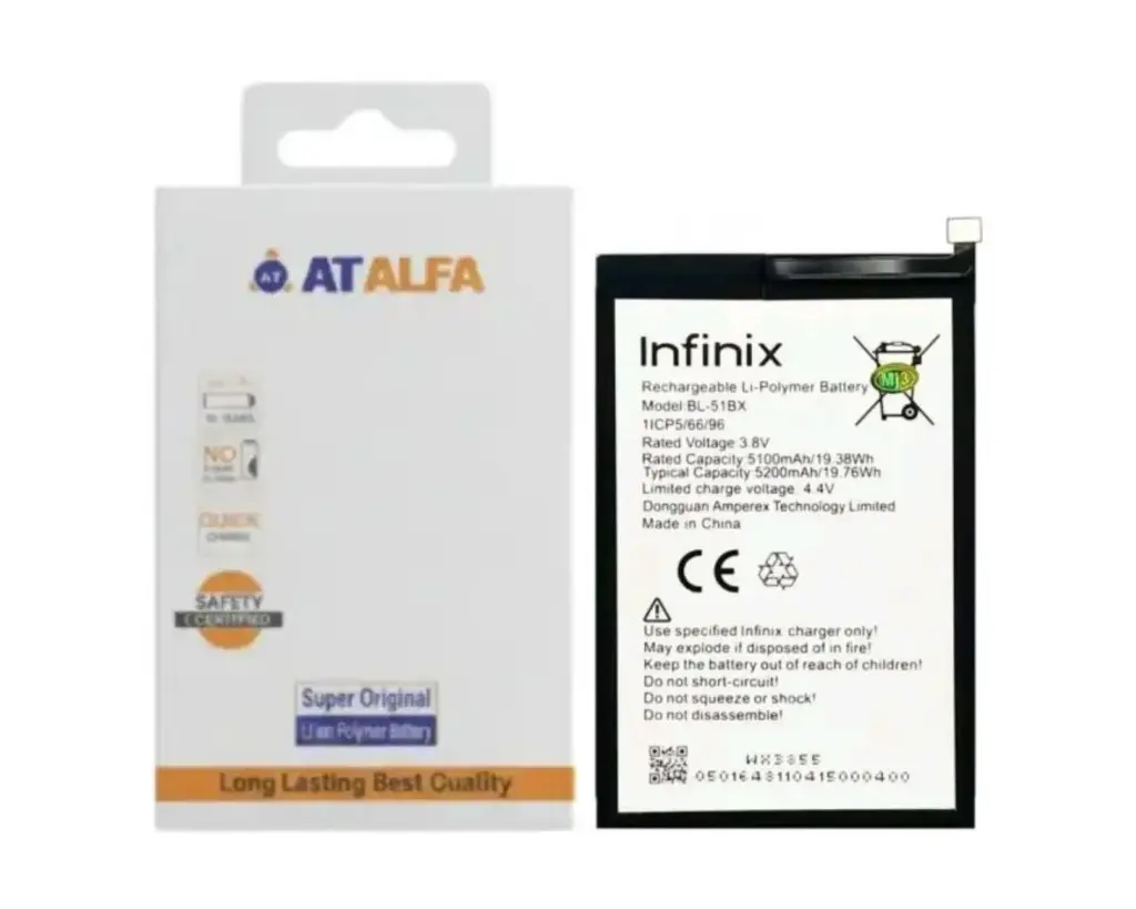 infinix Note (8) X(692) Battery AT Alfa (51BX)