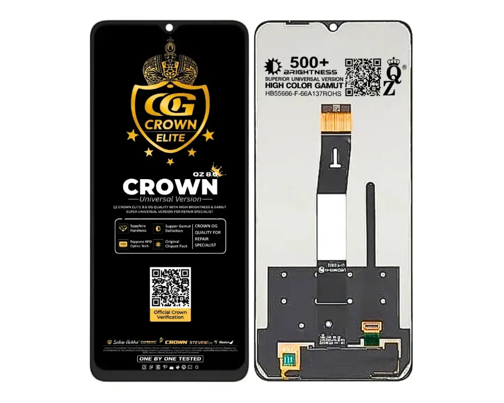 Redmi (12)C Crown LCD Unit (BLACK)