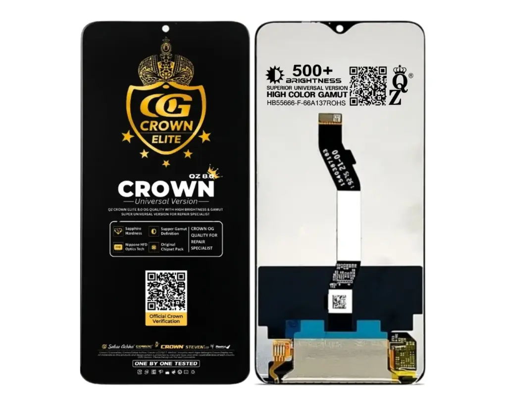 Redmi Note (8) Pro Crown LCD Unit (BLACK)