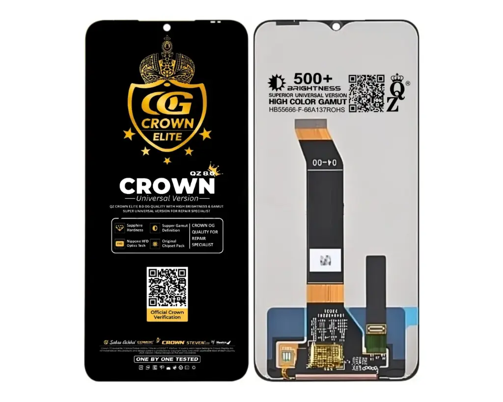 Redmi (10) (5G) Crown LCD Unit (BLACK)