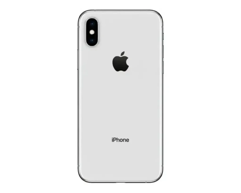 [HS9iPXS-3-1] iPhone (XS) Only Back (WHITE)