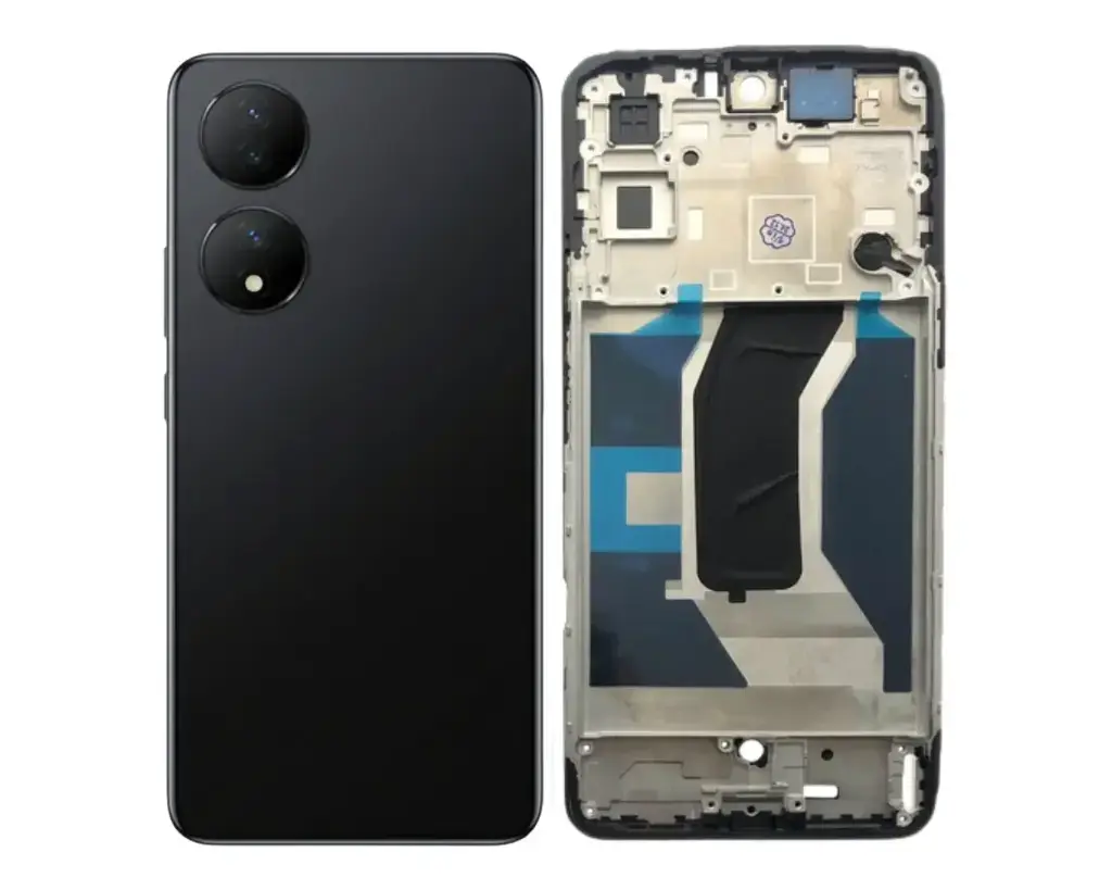 [HS6ViY100(5G)-3-2] Vivo Y(100) (5G) Complete Housing (3 in 1) (BLACK)