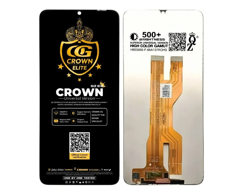 [UTCViY04-10-2] Vivo Y(04) Crown LCD Unit (BLACK)
