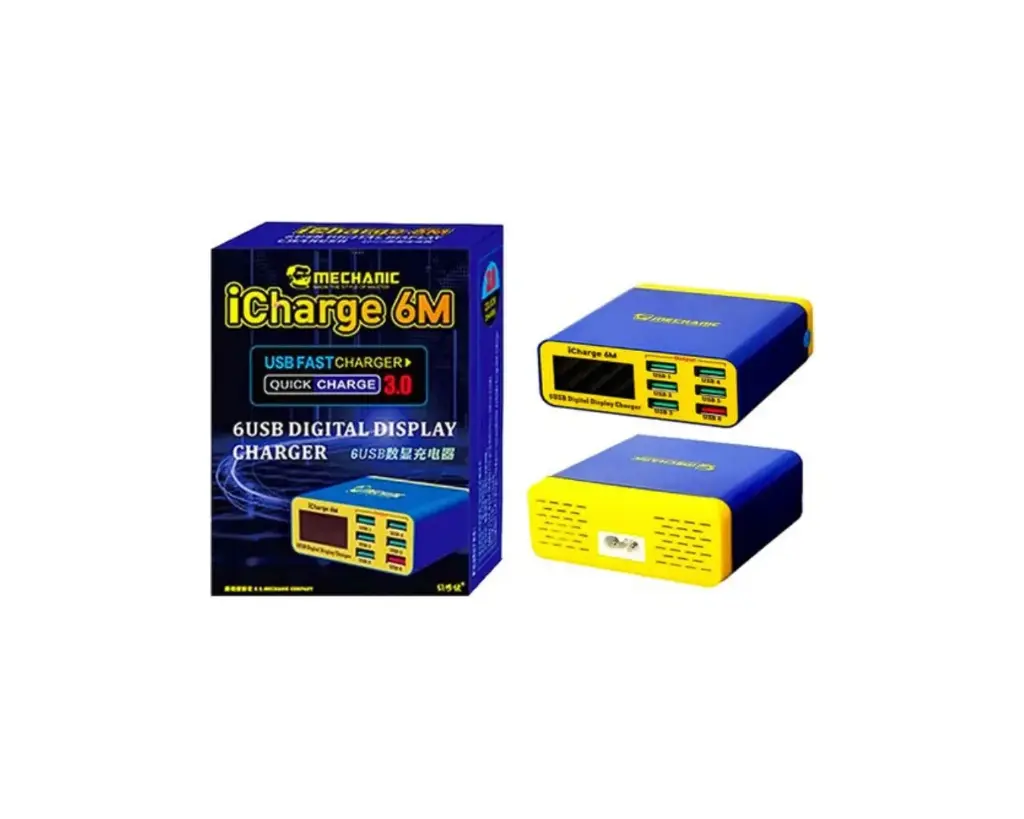 Digital Charger Mechanic iCharge (6)M (6) Port 