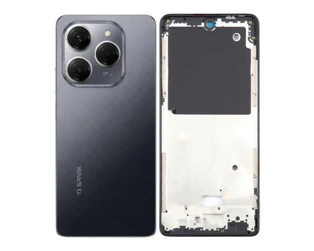 [HS6TESPR20PR-3-2] Tecno Spark (20) Pro Complete Housing (3 in 1) (BLACK)