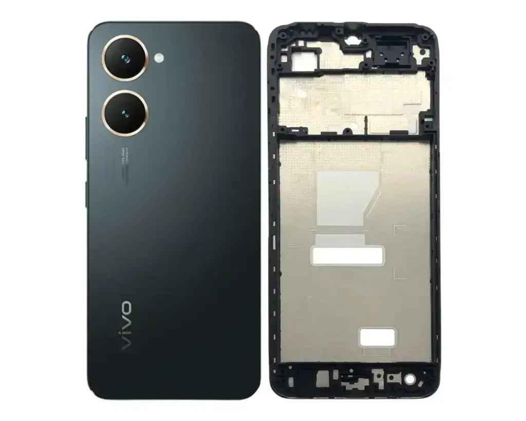 [HS6ViY03-3-2] Vivo Y(03) Complete Housing (3 in 1)  (BLACK)