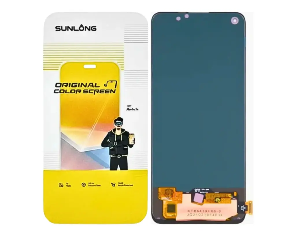 Oppo F(19) iC Fresh Full Display Without Ring Sunlong LED Unit (BLACK)  