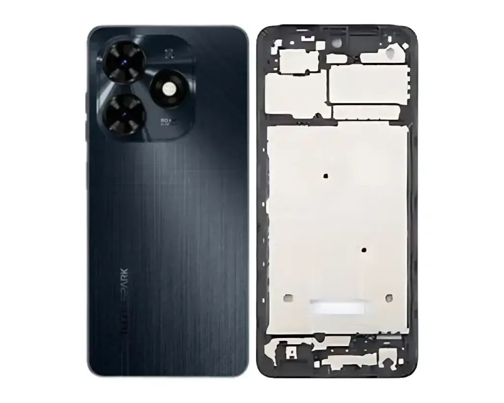 [HS6TESPR20C-3-2] Tecno Spark (20)C Complete Housing (3 in 1)  (BLACK)