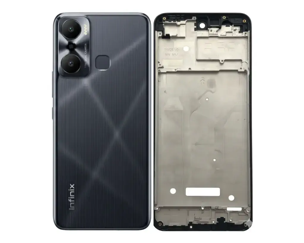 [HS6iNHT20PY-3-2] infinix Hot (20) Play X(6825) Complete Housing (2 in 1) (BLACK)