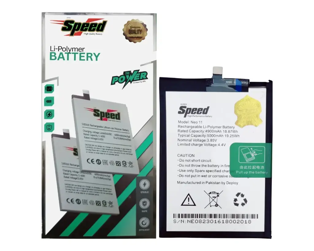 Sparx Neo (11) Battery Speed