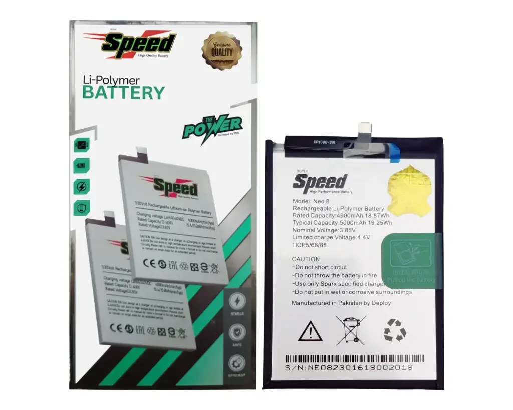 Sparx Neo (8) Battery Speed