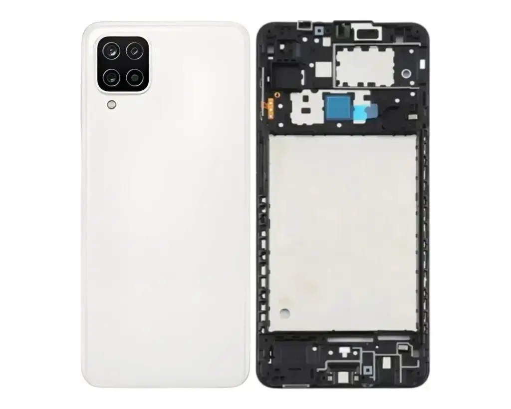 [HS6SA12-3-1] Samsung A(12) Complete Housing (2 in 1) (WHITE)