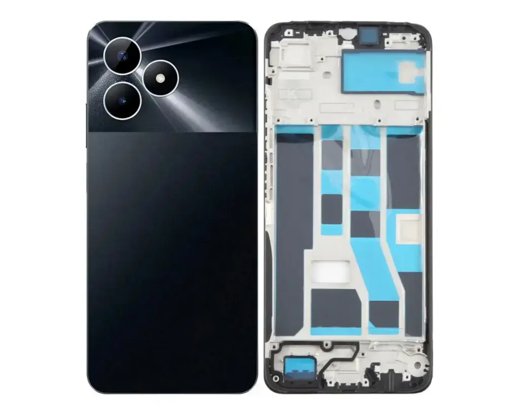 [HS6RENT50-3-2] Realme Note (50) Complete Housing (2 in 1) (BLACK)