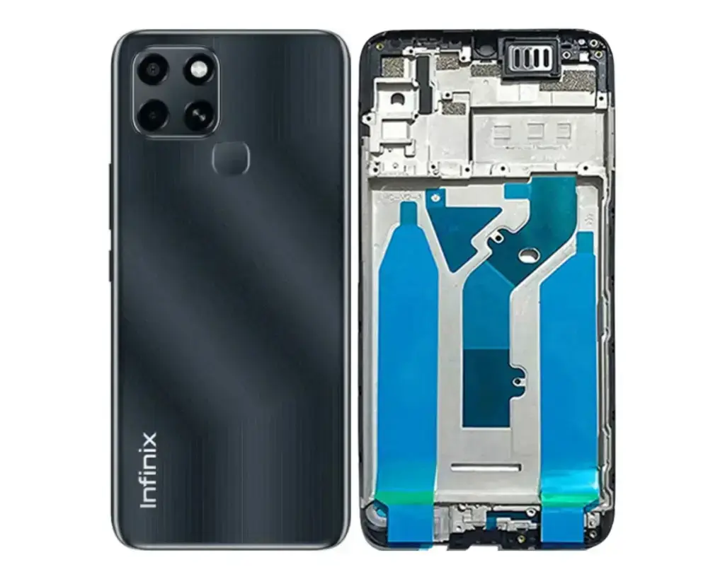 [HS6iNSMT6-3-2] infinix Smart (6) X(6511) Complete Housing (2 in 1) (BLACK)