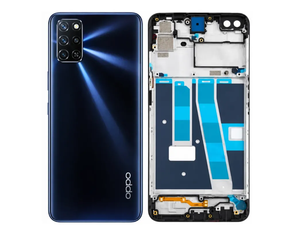 [HS6OA52-3-2] Oppo A(52) Complete Housing (3 in 1) (BLACK)