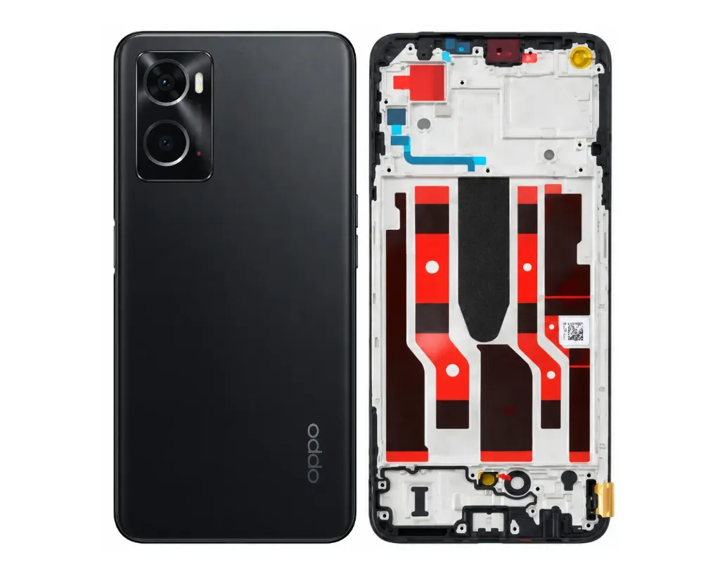 [HS6OA96-3-2] Oppo A(96) Complete Housing (3 in 1) (BLACK)