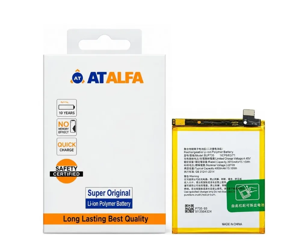 [BTORN2F-16] Oppo Reno (2)F Battery AT Alfa (BLP737)