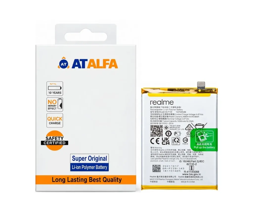[BTREC21Y-16] Realme C(21)Y Battery AT Alfa (BLP729)