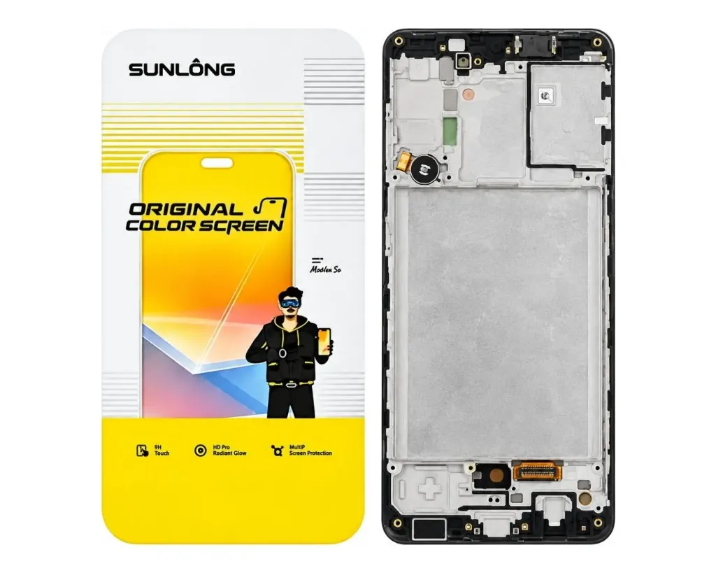 Samsung A(31) iC Fresh Full Display With Ring Sunlong LED Unit (BLACK) 